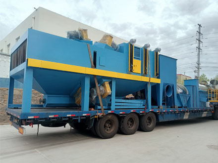 Steel plate shot blasting machine shipment