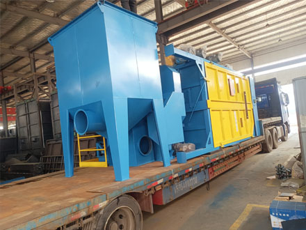 Hook type shot blasting machine shipped