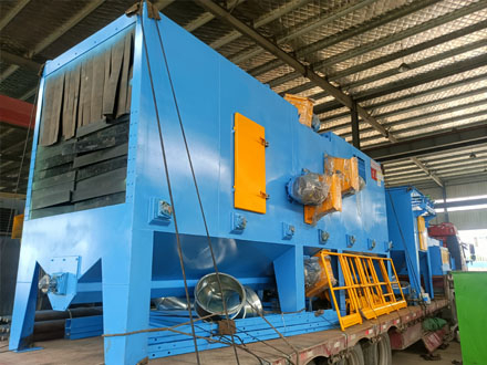 Steel structure shot blasting machine delivery