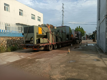 Q6915 roller through shot blasting machine for shipment