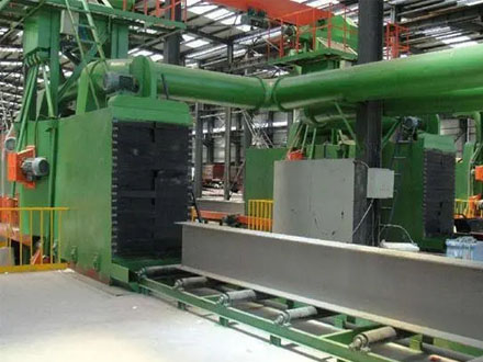 Solution to the problem of incomplete cleaning of steel structure shot blasting machine