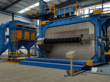 Wire Rod Coil Shot Blasting Machine